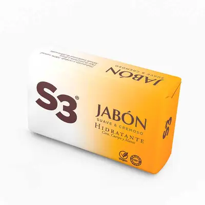 S-3 Pastilla jabon hidratante 125 gr 