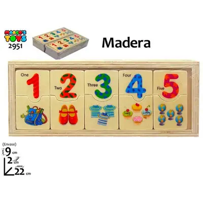MARCOS TOYS PUZZLE MAD DIDAC CONTAR 10PZ