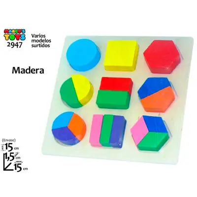 MARCOS TOYS PUZZLE MAD DIDAC GEOMET 20PZ