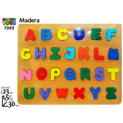 MARCOS TOYS PUZZLE MAD DIDAC LETRAS 24PZ