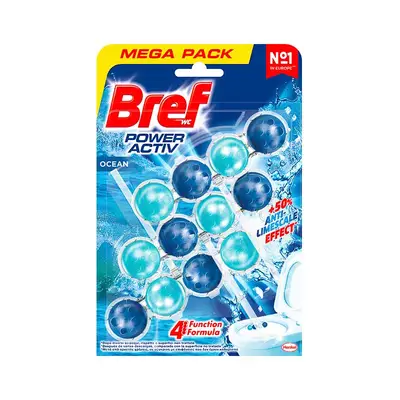Ambientador BREF WC poder activo lavanda (pack 2 unidades)