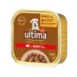 ULTIMA Mini tarrina para perros fit&delicious buey 150 gr 