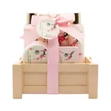 Caja de madera - flor de cerezo 