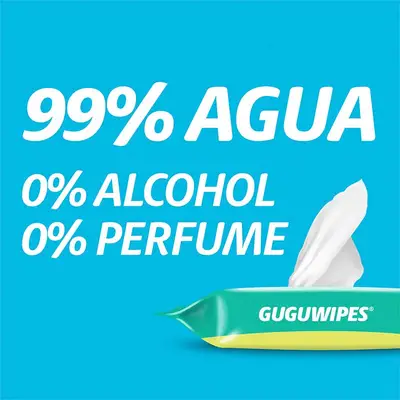 UC GUGUWIPES TOALLITAS 99% AGUA L-3X60UN