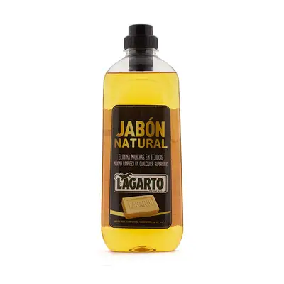 LAGARTO Jabon liquido natural 1 l para todo tipo de tejidos y superficies 