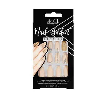 UC ARDELL NAIL ADDICT NUDE JEWELED