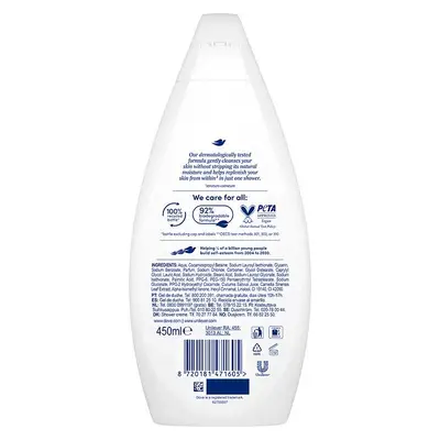 DOVE Gel de ducha essentials cuidado fresco 450 ml 