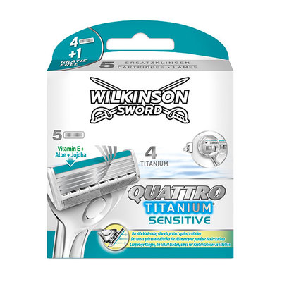 WILKINSON Quattro titanium recambios 4 unidades 