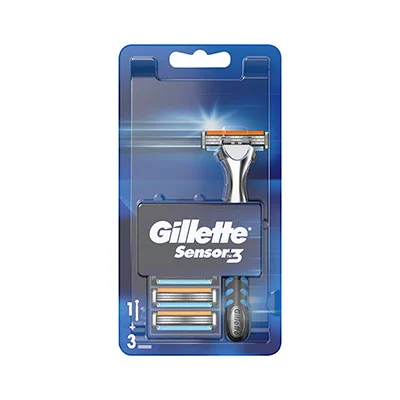 GILLETTE Sensor excel máquina de afeitar 