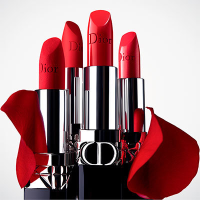 Rouge Dior<br>Barra de labios recargable color couture - confort y larga duración aterciopelado