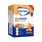NUTRIBEN 8 cereales con miel papilla infantil 600 gr 