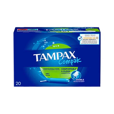 TAMPAX Compak súper 20 unidades 