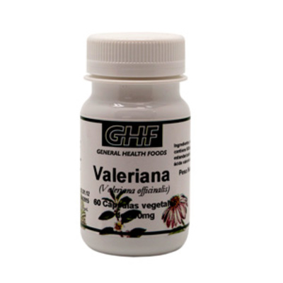 GHF Valeriana 600 mg 60 cápsulas 