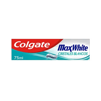COLGATE MAX WHITE CRISTALES BLANCOS 75ML