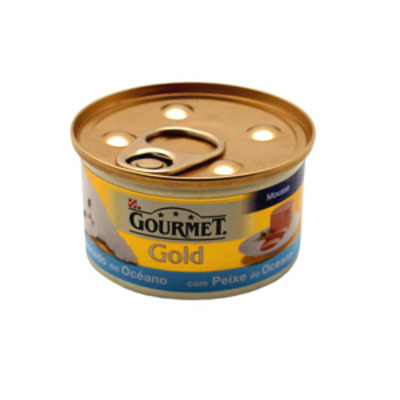 PURINA Gourmet comida para gatos gold pescado 85 gr 