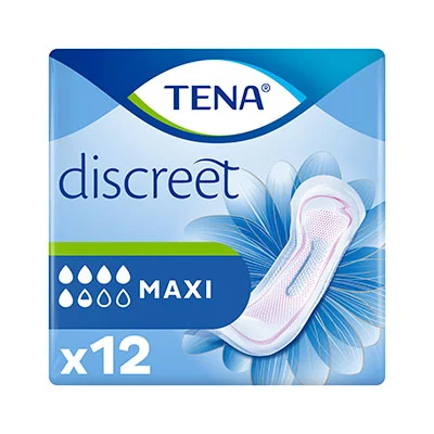 TENA Discreet compresas incontinencia femenina maxi 12 uds. 