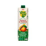 Bebida de soja con zumo de papaya y mango 1 l 