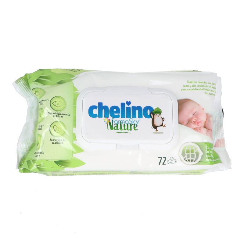 Toallitas con aceite de almendras dulces 72 unidades Bambino