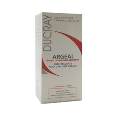 DUCRAY Argeal champú uso frecuente cabello graso 200 ml. 