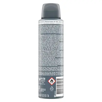DOVE Men+care aerosol para hombre clean comfort 72h 150 ml 