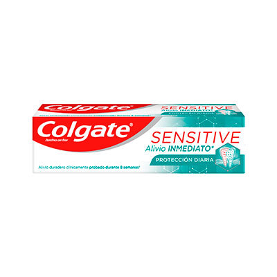 COLGATE Pasta dentífrica sensitive alivio instantáneo protección diaria 75ml 
