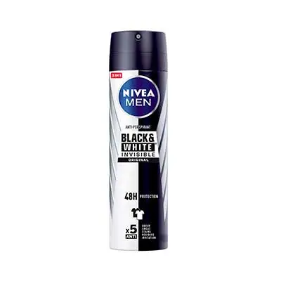 NIVEA Men invisible black and white desodorante 200 ml spray 