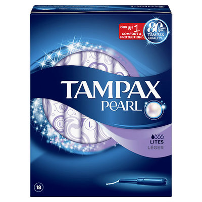 TAMPAX Pearl lites 18 unidades 