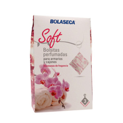 BOLASECA Bolsita perfumada para armarios y cajones floral 3 unidades 