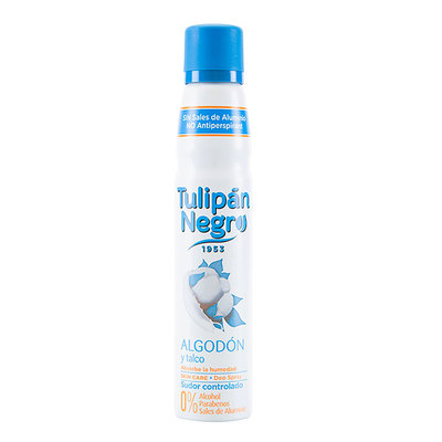 TULIPAN NEGRO Desodorante en spray algodón y talco 200 ml 