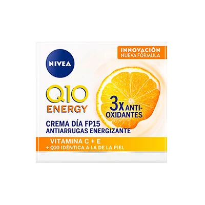 NIVEA Q10 plus c crema de día antiarrugas y energizante spf 15 50 ml 