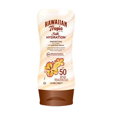 HAWAIIAN TROPIC SUN LOTION SILK SP50 180