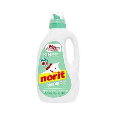 NORIT Detergente lavadora piel sensible 2120 ml 40 lavados 