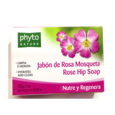 PHYTO NATURE Jabón de rosa mosqueta pastilla 120 gr 