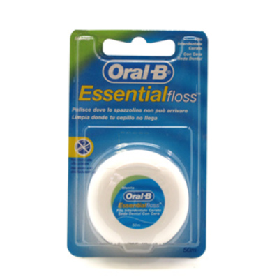 ORAL-B Essential floss seda dental con cera sabor menta 