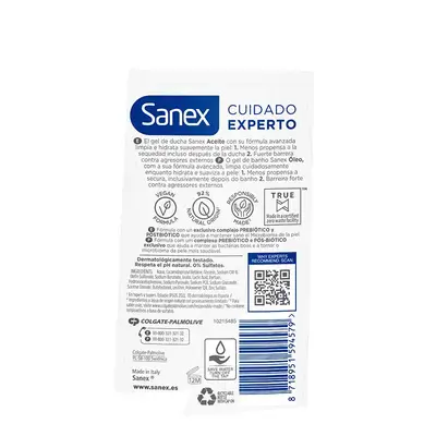 SANEX Gel de baño biomeprotect dermo aceite 550 ml 