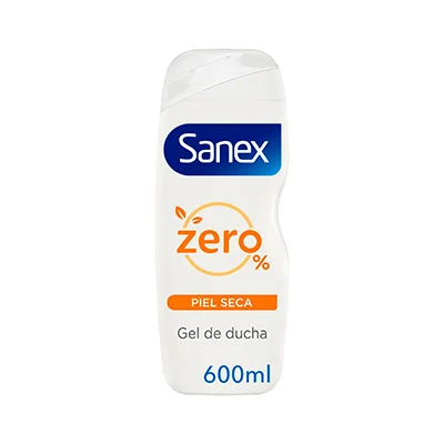 SANEX Gel de baño zero % piel seca 550 ml 