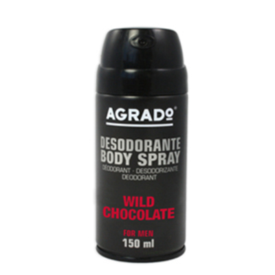 AGRADO Desodorante wild chocolate men 150 ml spray 