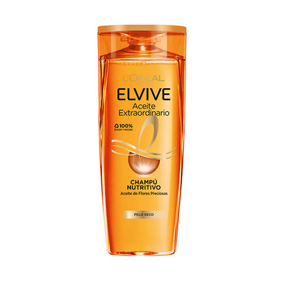 ELVIVE Champú aceite extraordinario cabello seco 370 ml 