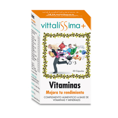 VITTALISSIMA Vitaminas complemento alimenticio 50 cápsulas 