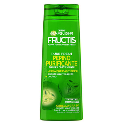 FRUCTIS Champú pure fresh pepino purificante 360 ml 