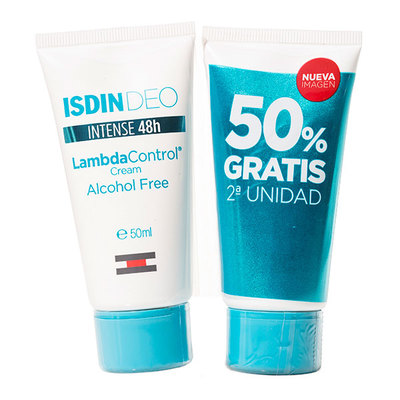 ISDIN Lambda control desodorante crema duo 2x50 ml crema 