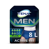 Active fit ropa interior incontinencia masculina talla l 8 uds 