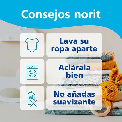 Norit Diario para Ropa de Color Detergente Líquido - 40 Lavados, 2120 ml :  : Salud y cuidado personal