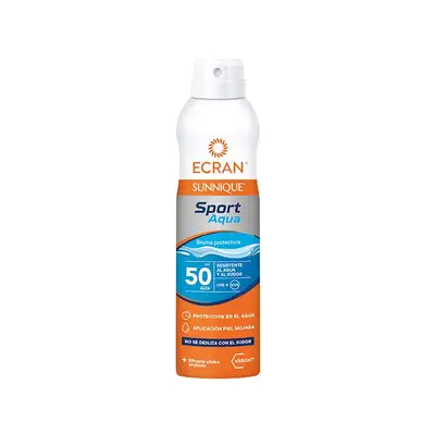 ECRAN Sunnique sport aqua bruma protectora solar spf 50 plus 250 ml 