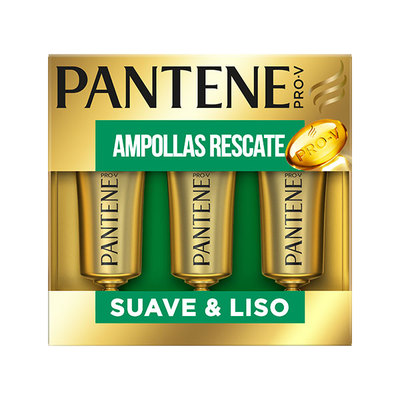 PANTENE AMPOLLAS SUAVE Y LISO 3X15 ML