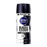 Desodorante en spray black and white pocket 100 ml 