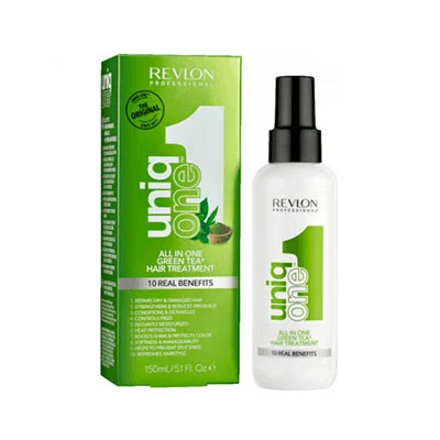 REVLON PROFESIONAL Uniq one green tea hair treatment tratamiento reparador capilar 150 ml 