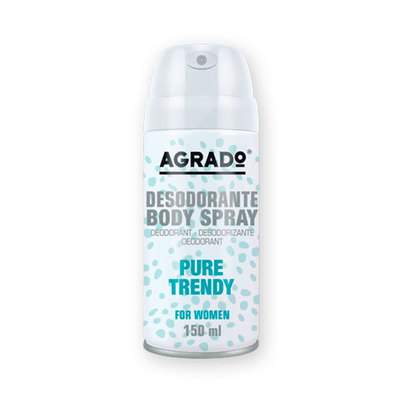 AGRADO Desodorante body spray pure trendy 150 ml 