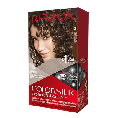 REVLON HAIR COLOR Colorsilk beautiful color tinte capilar 30 castaño oscuro 