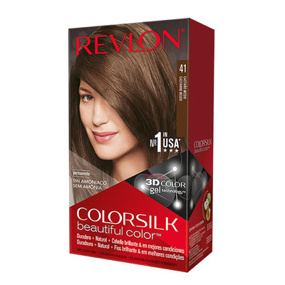 REVLON HAIR COLOR Colorsilk beautiful color tinte capilar 41 castaño medio 
